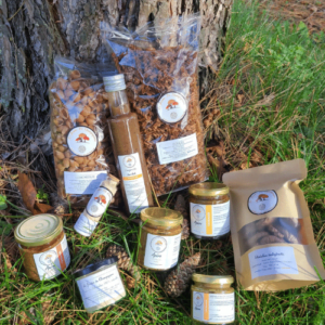 Image gamme de produits shiitakes produit par le jardin de champignons